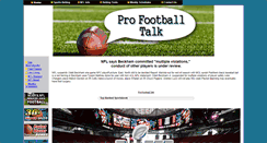 Desktop Screenshot of pro-football-talk.com